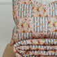 Cotton Quilted Patchwork Blanket + Pillow Set Large - Summer Garden