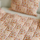 Cotton Quilted Patchwork Blanket + Pillow Set Large - Spring Garden