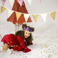 Sequin Garland - Gold and Beige