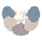 Shell Garland - Dusty Blue