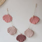 Shell Garland - Powder Pink
