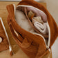 Large Make-Up Bag - Caramel