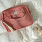 Make-Up Bag Set of 2 - Coral