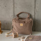 Large Make-Up Bag - Latte