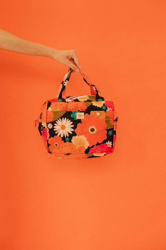 Make-Up Bag Set of 2 - Picnic With Flowers