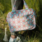 Large Make-Up Bag - Red Flowers