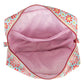 Large Make-Up Bag - Red Flowers