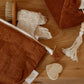 Make-Up Bag Set of 2 - Caramel