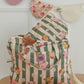 Make-Up Bag Set of 2 - Green Striped