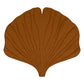 Organic Cotton and Linen Ginkgo Leaf Playmat - Caramel
