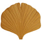 Organic Cotton and Velvet Ginkgo Leaf Playmat - Yellow