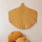 Organic Cotton and Velvet Ginkgo Leaf Playmat - Yellow