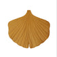Organic Cotton and Velvet Ginkgo Leaf Playmat - Yellow