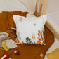 Organic Cotton and Linen Leaf Playmat - Caramel