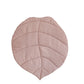 Organic Cotton and Linen Leaf Playmat - Powder Pink