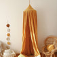 Organic Cotton and Linen Leaf Playmat - Sand