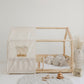 Organic Cotton and Linen Leaf Playmat - Sand
