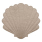 Organic Cotton and Velvet Shell Playmat - Beige