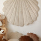 Organic Cotton and Velvet Shell Playmat - Beige
