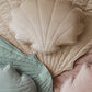 Organic Cotton and Velvet Shell Playmat - Beige