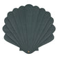 Organic Cotton and Velvet Shell Playmat - Blue