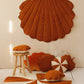 Organic Cotton and Linen Shell Playmat - Caramel
