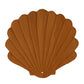 Organic Cotton and Linen Shell Playmat - Caramel