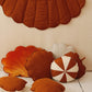 Organic Cotton and Linen Shell Playmat - Caramel