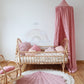 Organic Cotton and Velvet Shell Playmat - Powder Pink