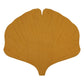 Organic Cotton and Linen Ginkgo Leaf Playmat - Mango